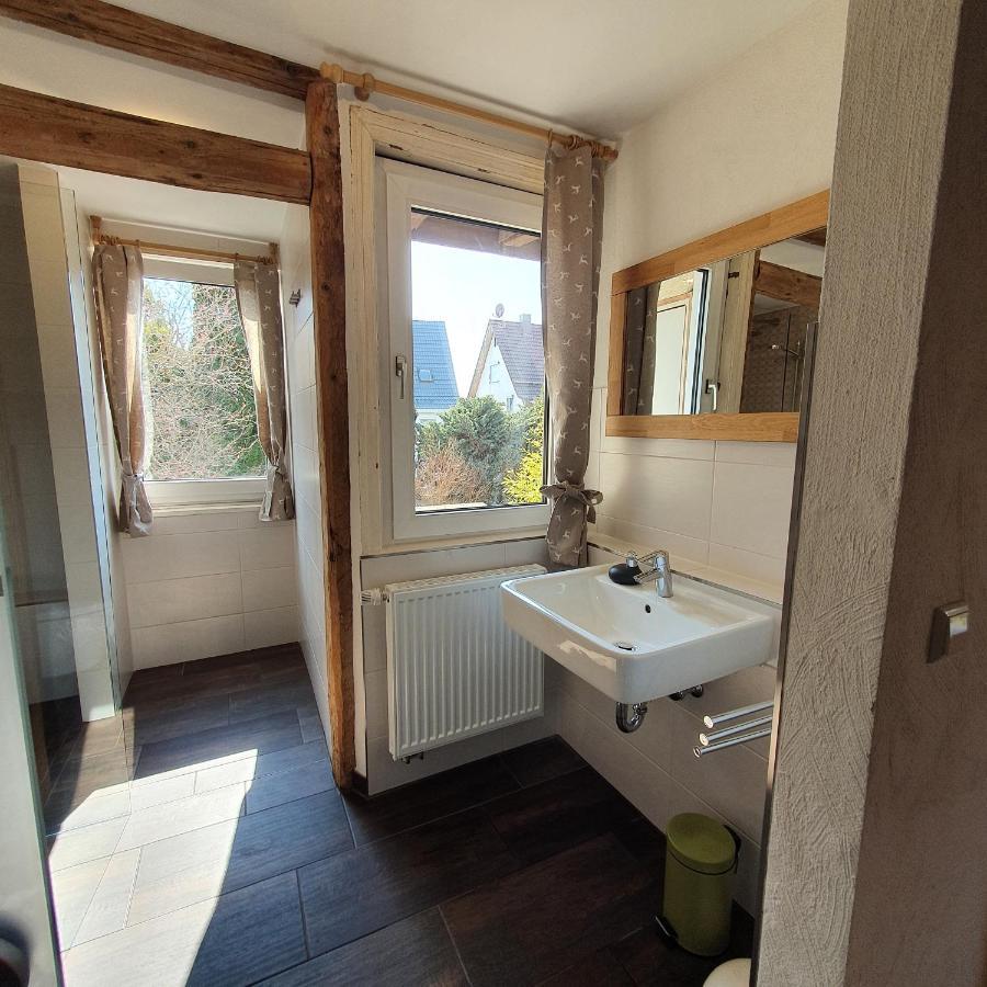 Alte Backstube - Ferienwohnung Huettenstube Und Ferienzimmer Auszeit Erkenbrechtsweiler Exterior foto